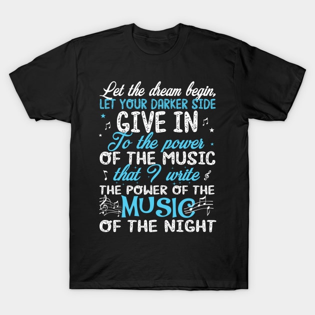 Music Of The Night T-Shirt by KsuAnn